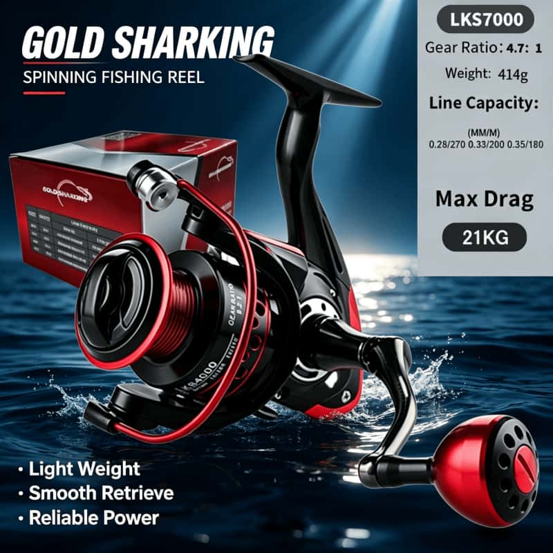 Daiwa Reel Fuego - GOLD SHARKING-Reel Pemintal, Reel Pancing Ultra