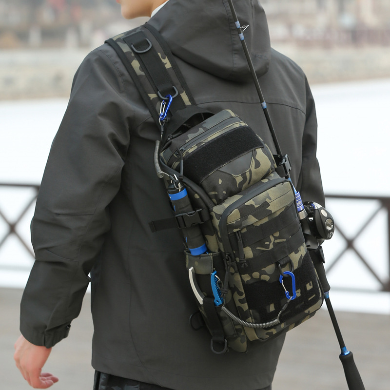 Tas dada pria dari kain Oxford - Fishing Bag Waterproof ulasan dan harga