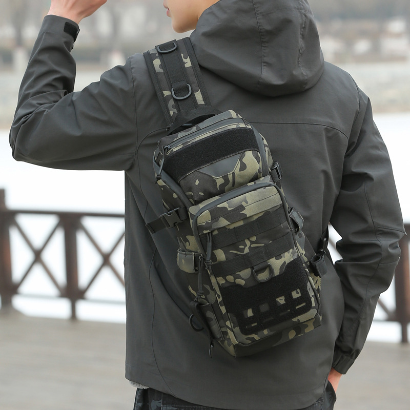 Tas dada pria dari kain Oxford - Fishing Bag Waterproof ulasan dan harga