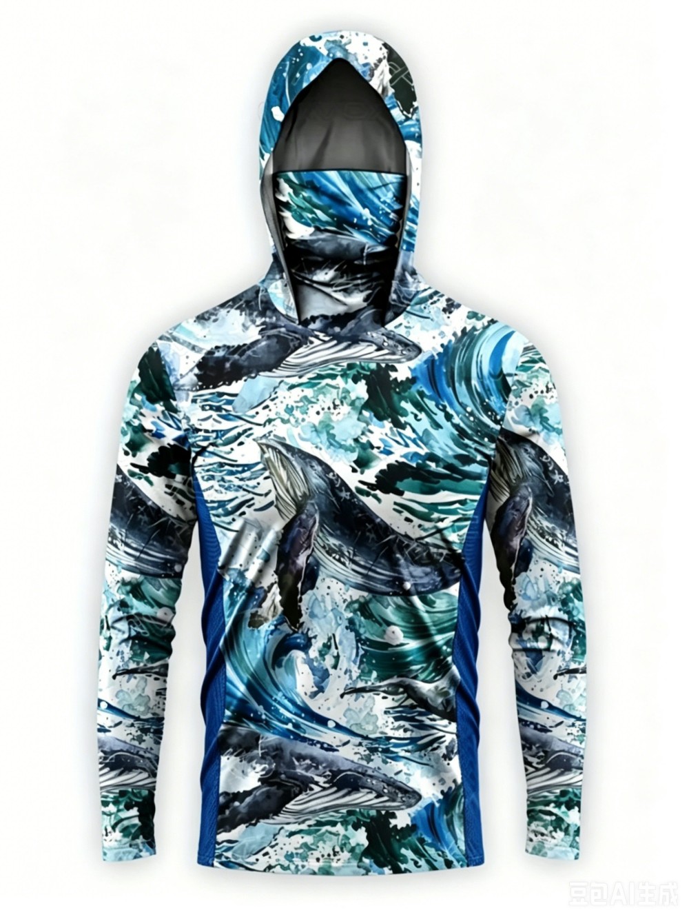 Hoodie Pancing Pria Lengan Pan - Fishing Hoodie ulasan dan harga